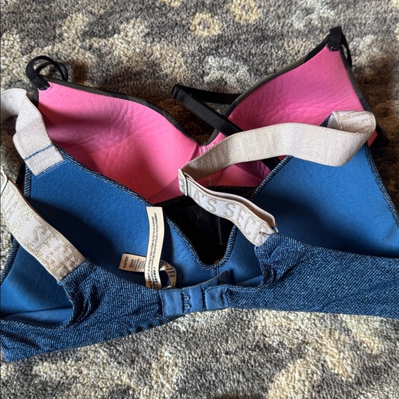 Pink by Victoria’s Secret Bra Set - Camo, Blue, and Gray - Picture 7 of 10